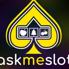 โลโก้ askmeslot ไพ่โพดำสีเหลือง