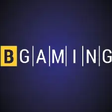 โลโก้ B-Gaming ตัวอักษรขาวบนพื้นเทาเข้ม