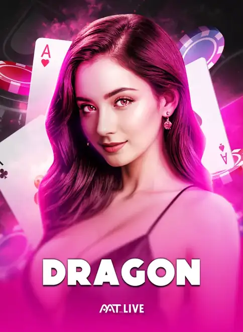 ปกโต๊ะ Dragon พื้นชมพูม่วง