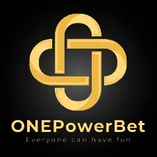 โลโก้ OnePowerBet วงกลมสีทอง